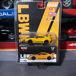 Mini GT LB Silhouette GT-R Yellow #182
