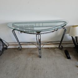 Entry Way Glass Table