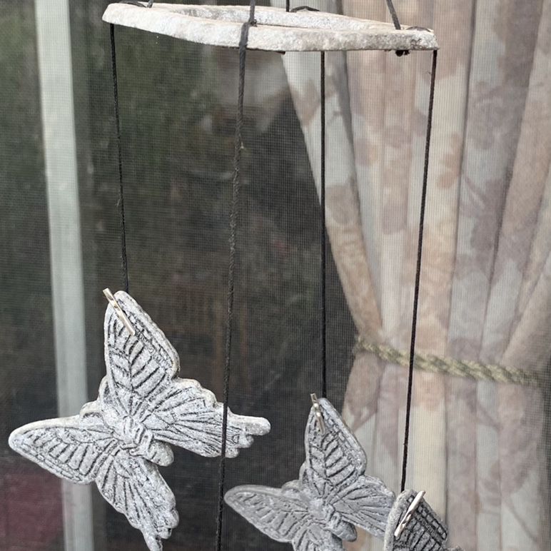 Metal Butterflies Wind Chimes