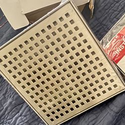 Oatey Designline 6 in. × 6 in. Stainless Steel Square Shower Drain with Square Pattern Drain Cover