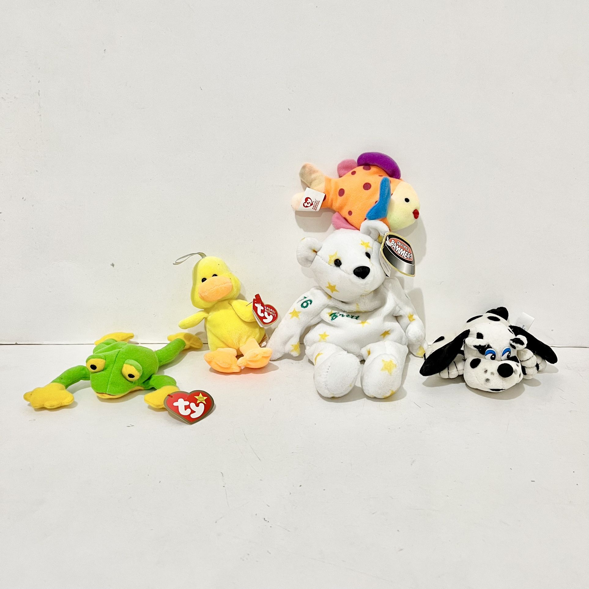 Vintage Plushies Stuffed Animals Bundle (5) Preowned Great Condition