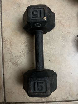 15Ibs dumbbell