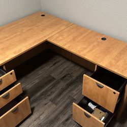 Office Desk With Shelf 