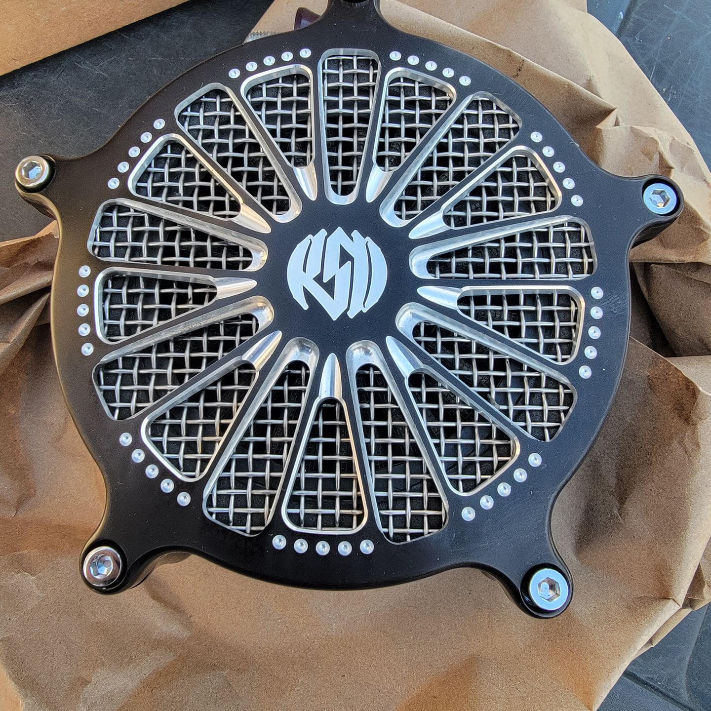 Harley-Davidson - Roland Sands Design Billet Turbine Air Cleaner