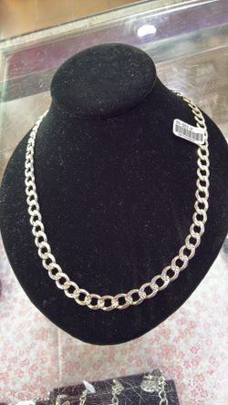 Cuban chain 24” long .925 (sterling silver)