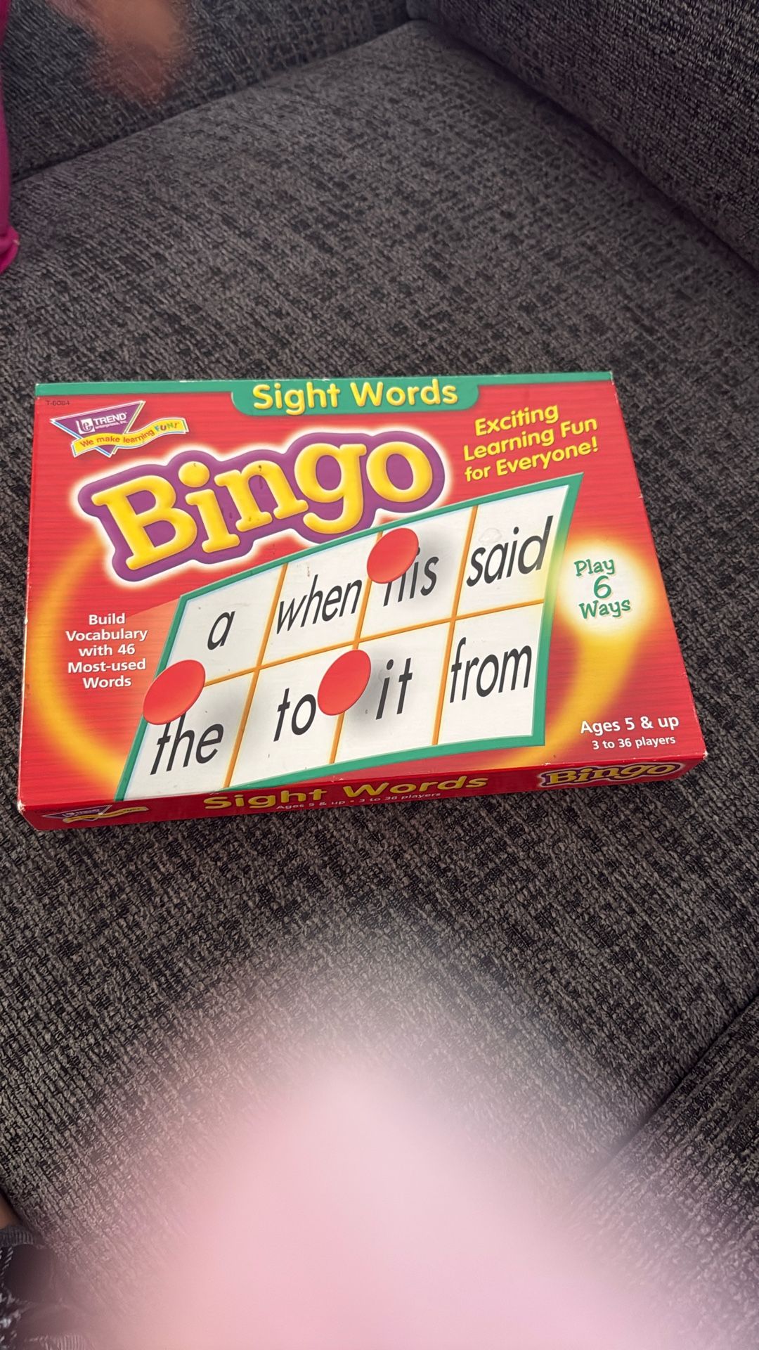 Sight Words Bingo