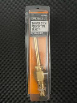 Shower stem for central brass