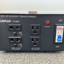 Lite Fuse 2000w jp2000  Electrical transformers Great Condition