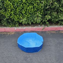 Blue Foldable Pet and Kids Pool