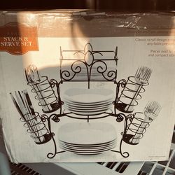 7 Piece Serve & Stack Set
