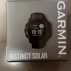 Garmin Instinct Solar Charging Smartwatch - Graphite GPS Rugged