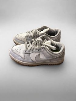 Nike Dunk Low White Gum Sneakers. Size 6.5