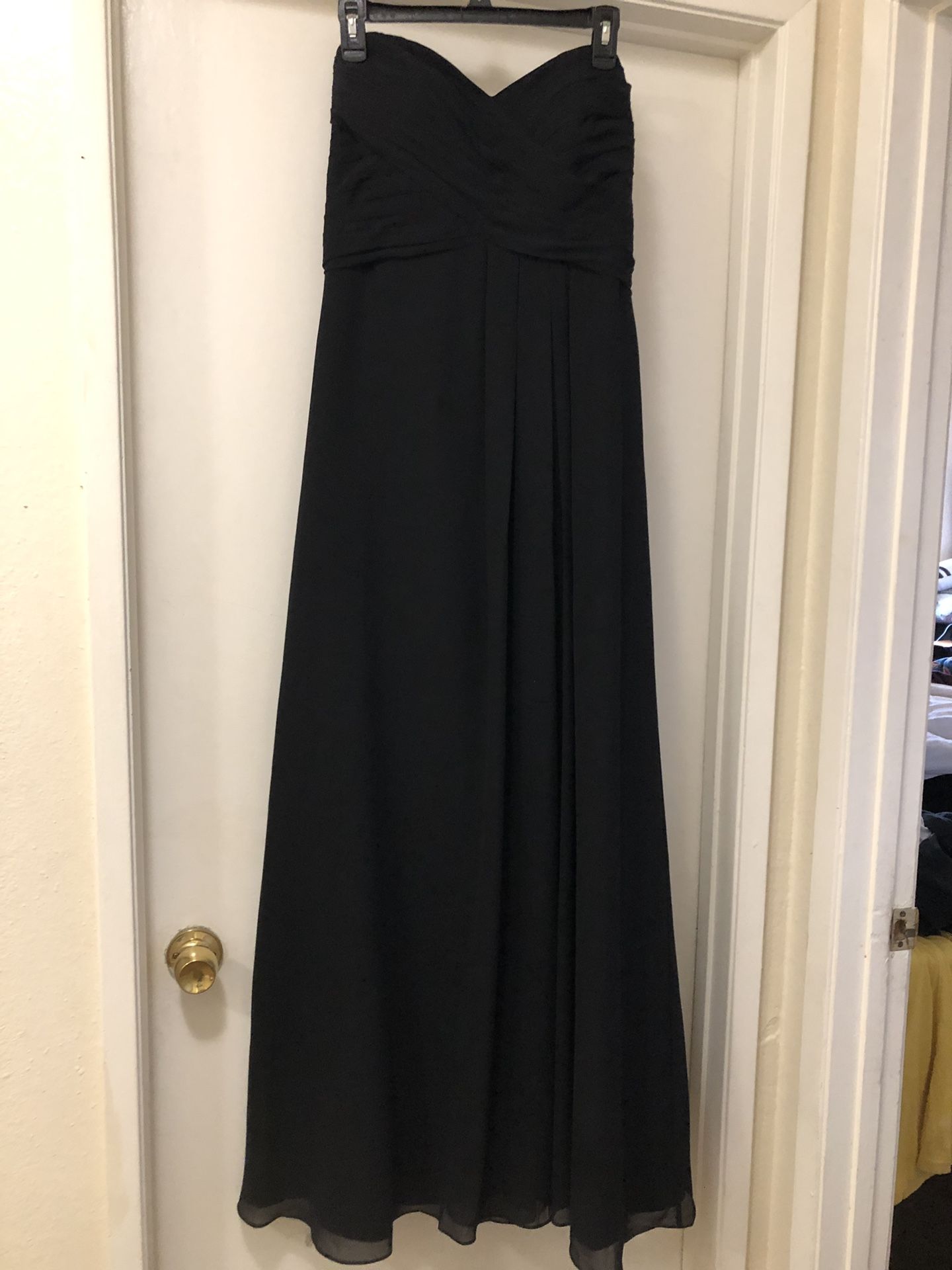 Black Formal Bridesmaid Dress Size 10 ( Camille La Vie)