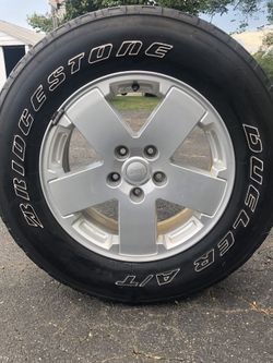 Jeep Tire/Rim - only 1 available
