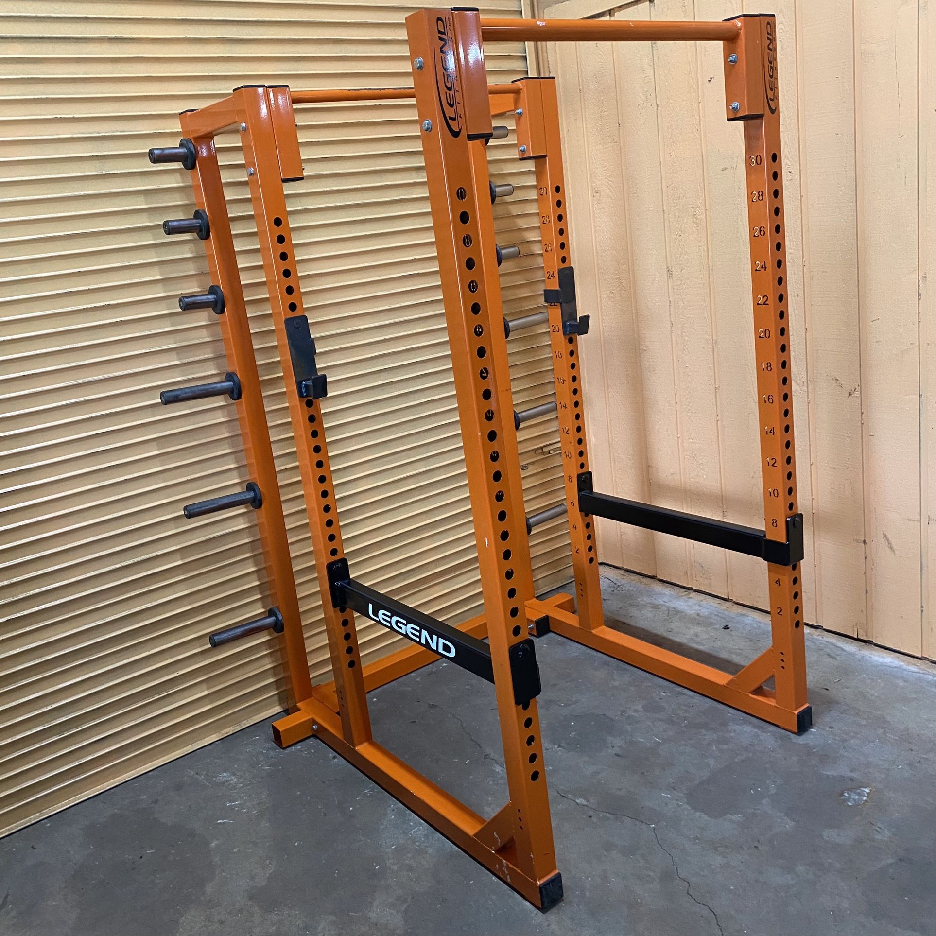 Legend Fitness Full Olympic Power Rack Squat Rack With Flip Down