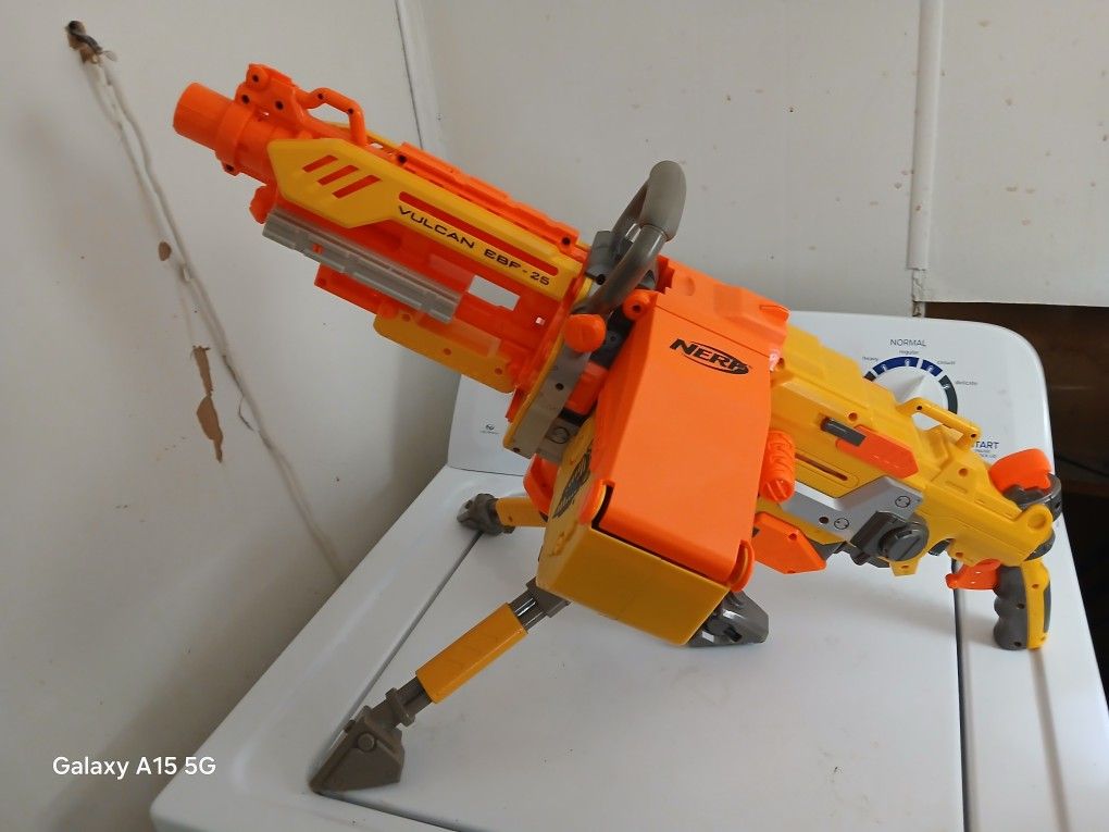 Nerf machine gun!