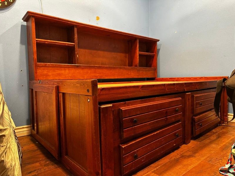Twin Captain Beds for Sale (Includes Matching Dresser!)