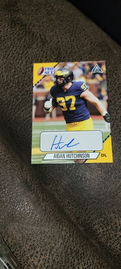 Leaf Pro Set Autograph Aidan Hutchinson