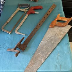 Vintage Tools ~ Craftsman Saws ~ Warranted Superior