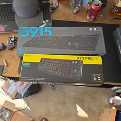 G915 & K70 PRO - New In Box - Gaming Keyboards