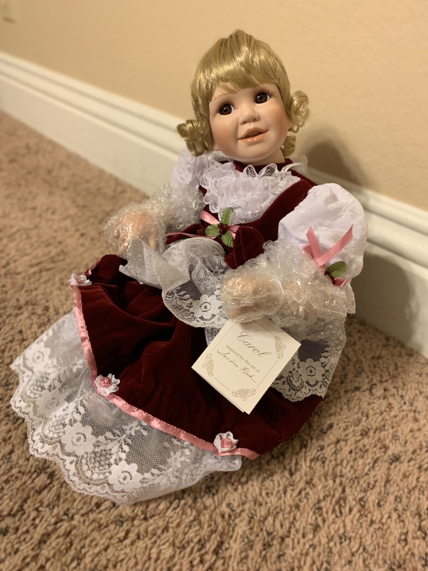 Carol porcelain Doll Hamilton collection