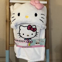 Hello Kitty  Hooded Blanket 