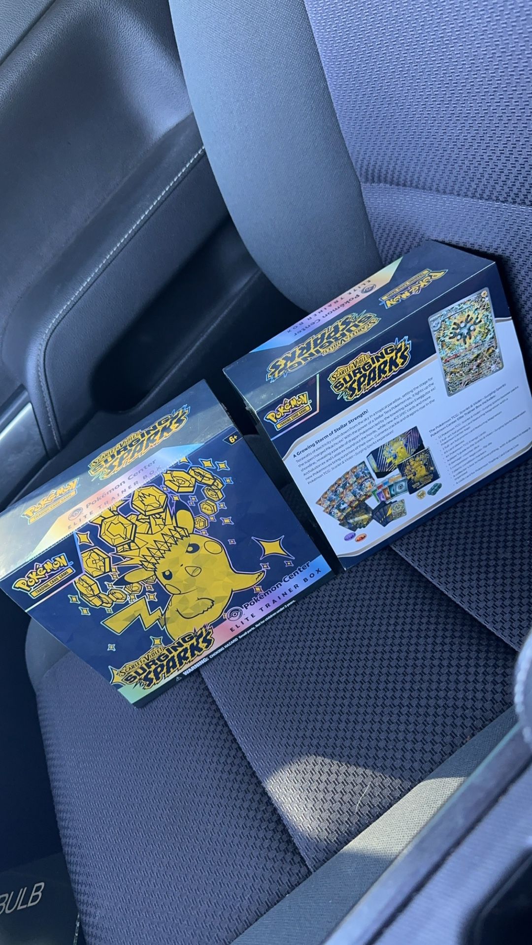 Surging Sparks Pokemon Card Center Ebt Box 