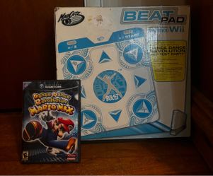 DDR Mario Mix for GameCube with dance pad