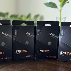 SAMSUNG 250GB SSD 870 EVO SATA 2.5" - BRAND NEW SEALED