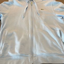 Lacoste Light Blue Hoodie
