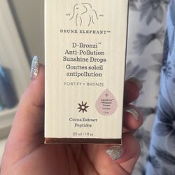 Drunk elephant D bronzi anti pollution sunshine drops