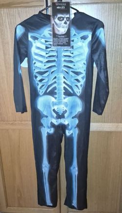 Boy's Halloween Xray Skeleton Costume