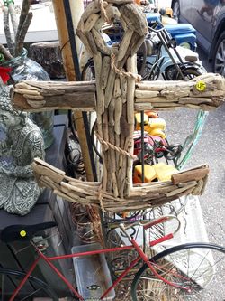 Cool large Driftwood anchor
