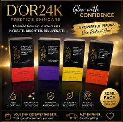 D'OR 24K Prestige Skincare 4-Serum Set