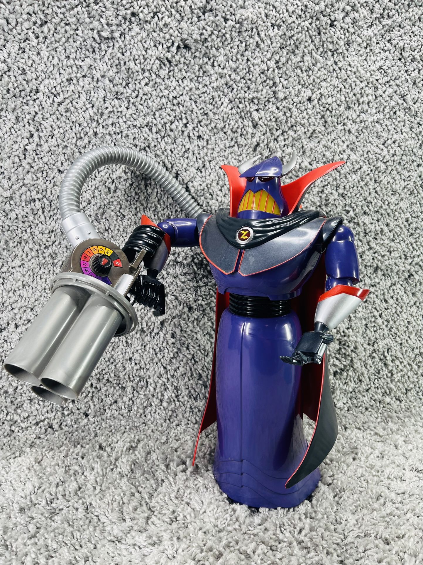 Disney Pixar Toy Story Evil Emperor Zurg Talks Lights Up Interactive 14" Works