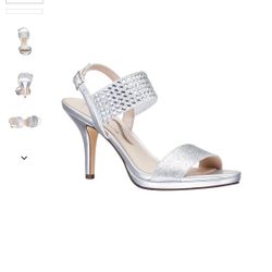 NEW silver Women's shoes Size 6.5 S
