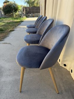 Dining Modern Velvet Chairs Set Of 4 Or 8  4 $150  8 $250 New In Box 