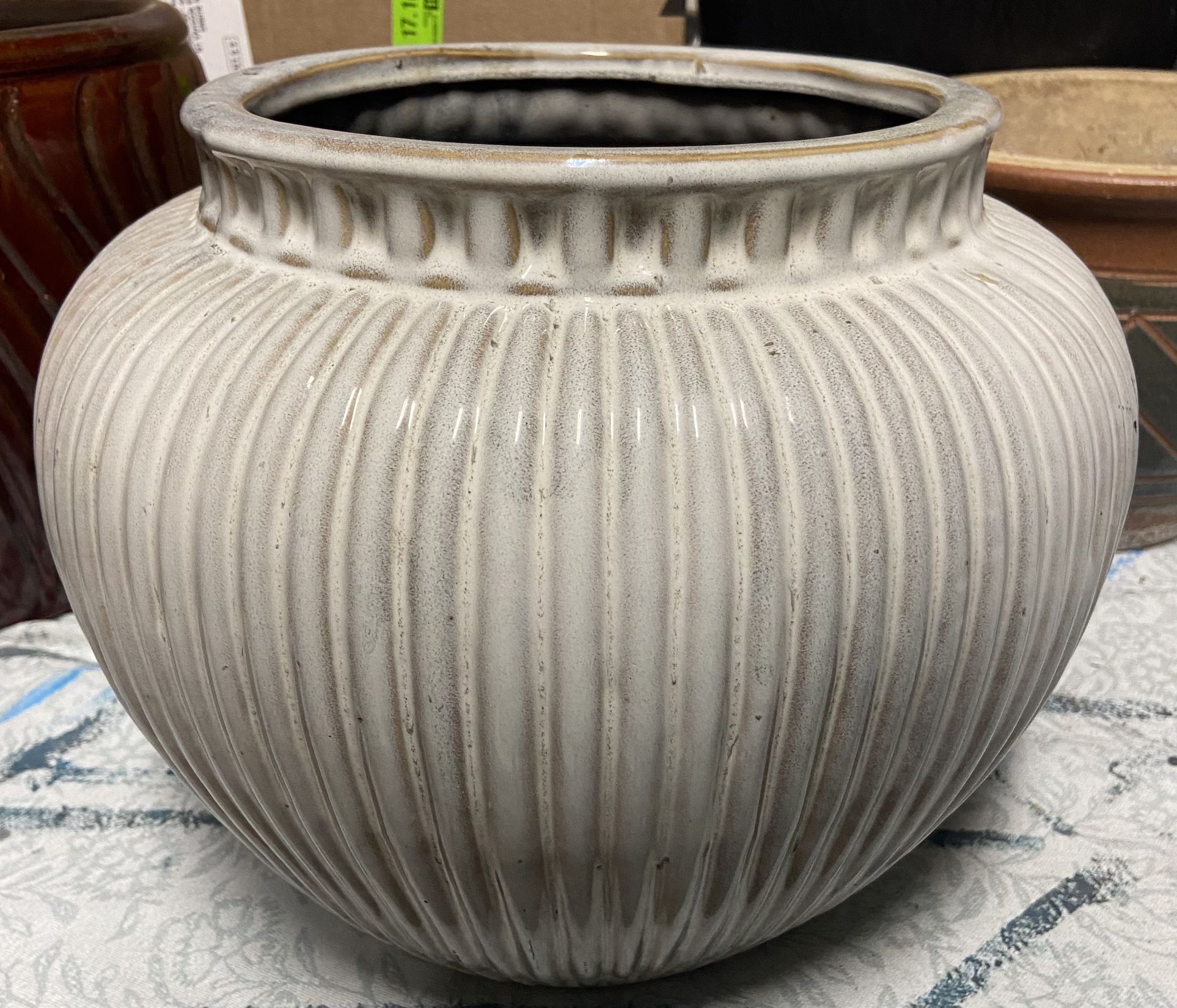 Extra Large Ceramic Flower Pot!