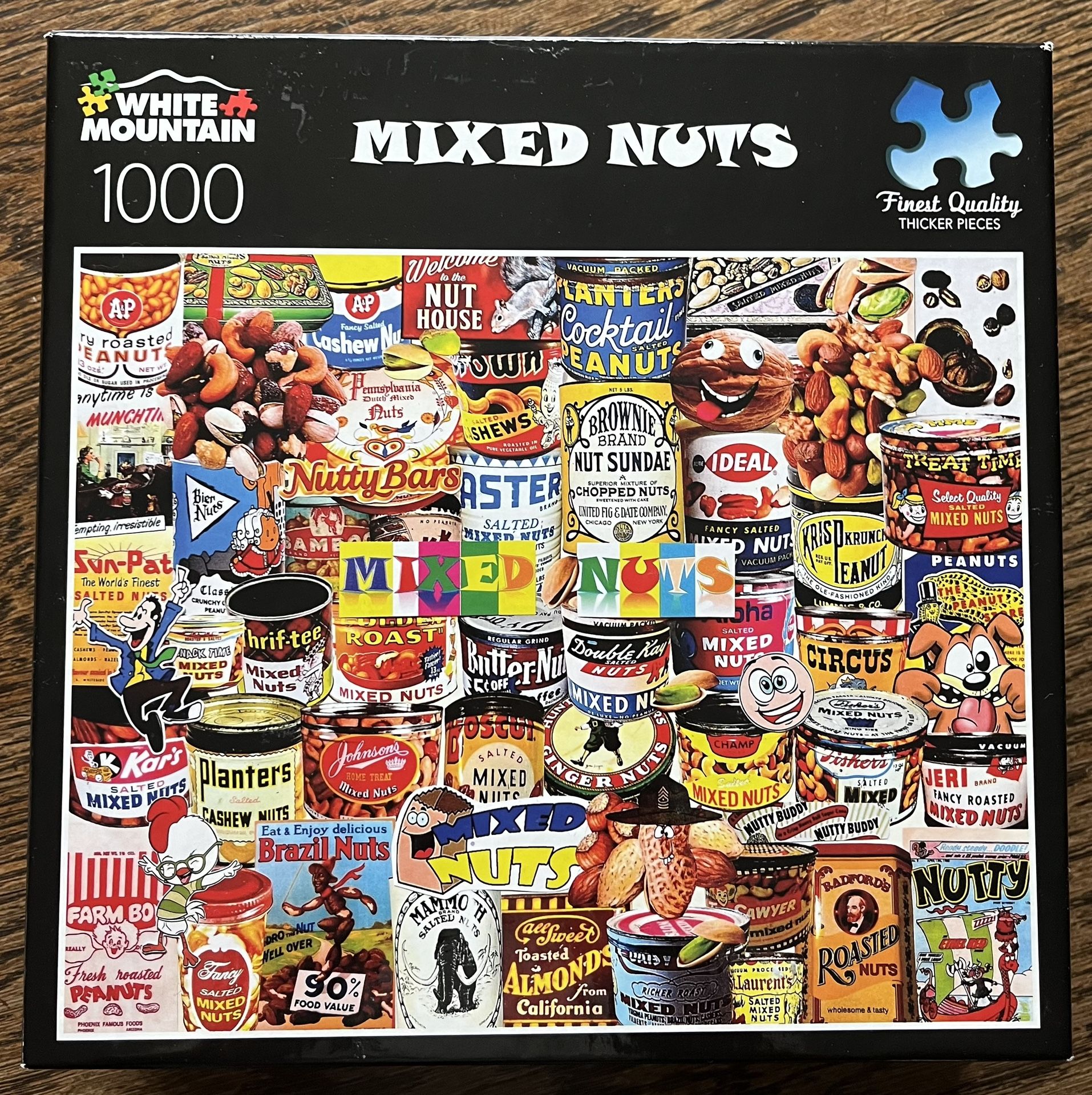 White Mountain 1000 Piece Jigsaw Puzzle 