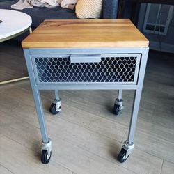 Threshold Accent Table With Wheels