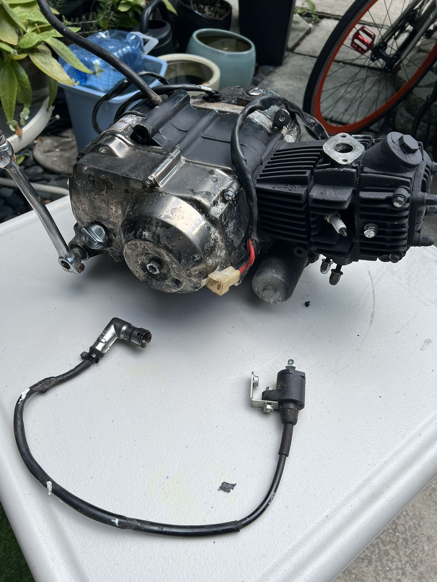 50cc 4 speed semi dirt bike monkey bike pit bike engine