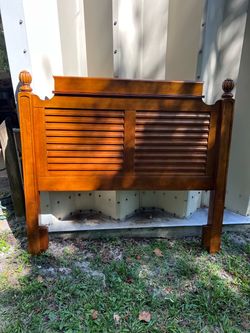 Solid wood head
