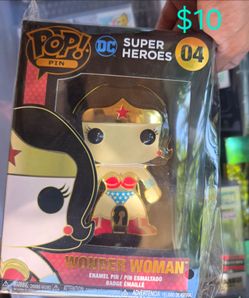 DC Super Heroes Wonder Woman #04 Enamel Pin by Funko.
