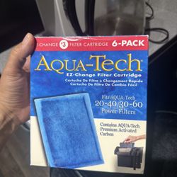 Aqua-tech 6 filters cartridge for aquarium