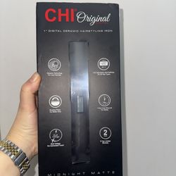CHI Original 1" Digital Ceramic Hairstyling Iron - Midnight Matte