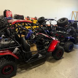 Go karts and jeeps