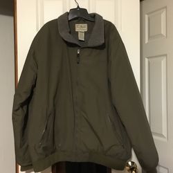 Mens LLBean Warmup Jacket