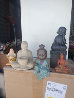 Various Buddhist Statuettes (Lot of 5)
