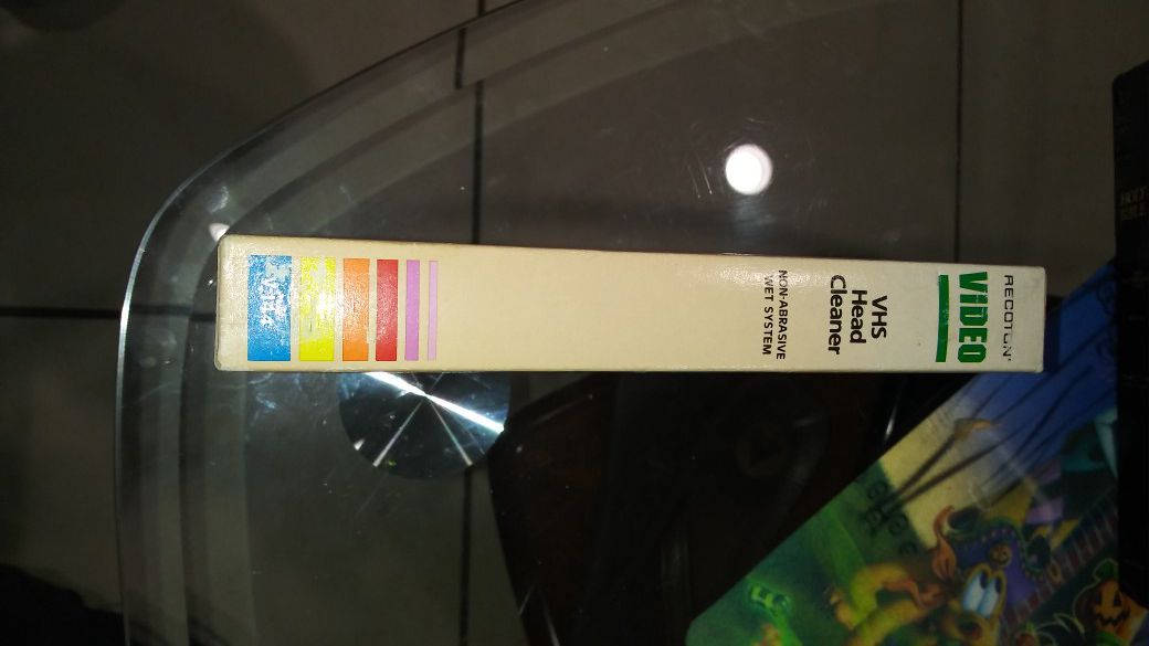 Vintage VHS head cleaner