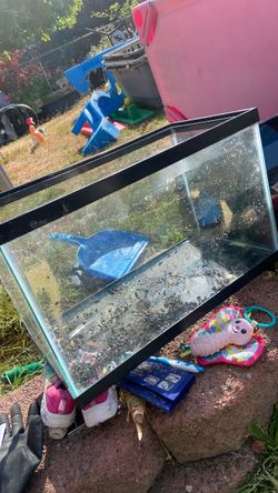 Fish tank 10 gallon  price 10$. Pick up. E. 72. and Grand view.  E. Tacoma